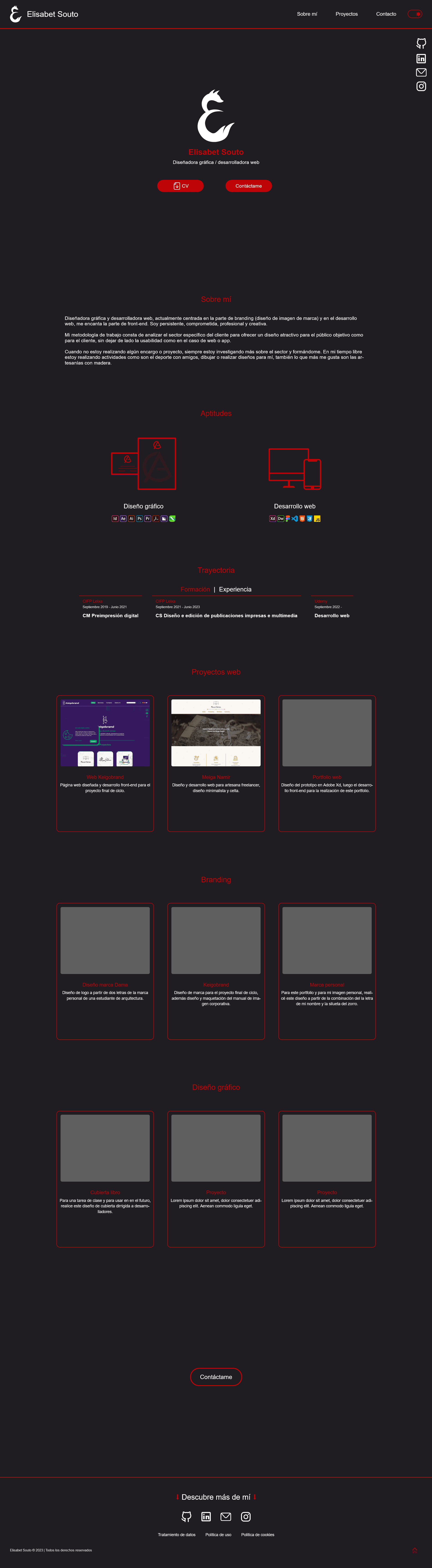 Imagen de la web portfolio